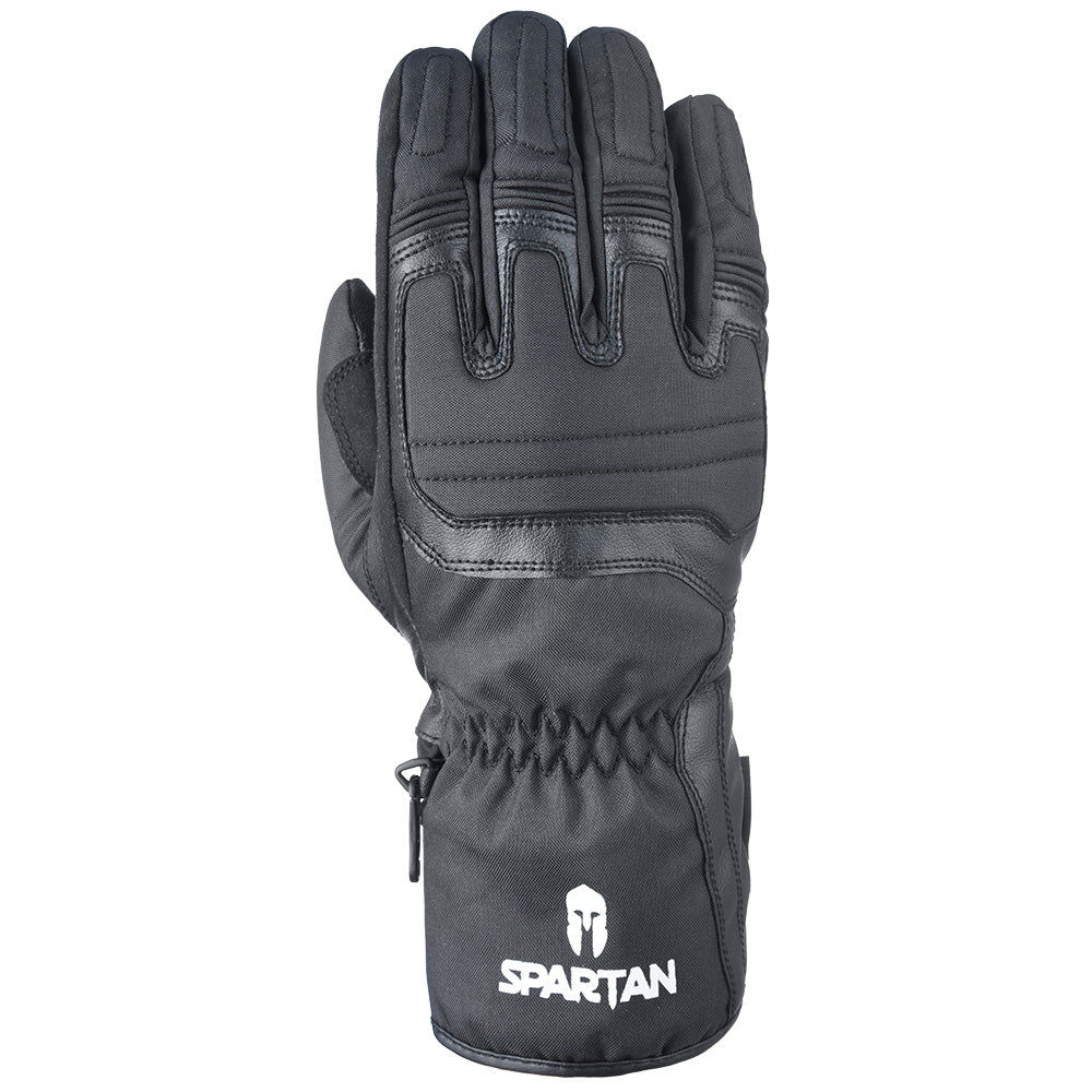 Spartan Gloves CE Waterproof Leather/Textile Black