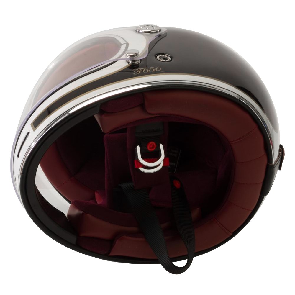 Viper F656 Vintage Full Face Helmet - Matt Black