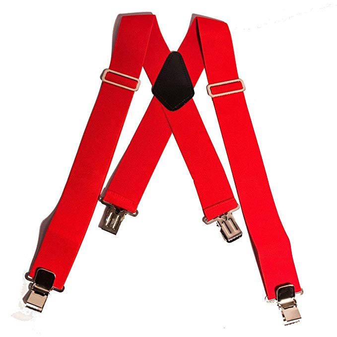 MIDA OnTour Heavy Duty Braces - Red
