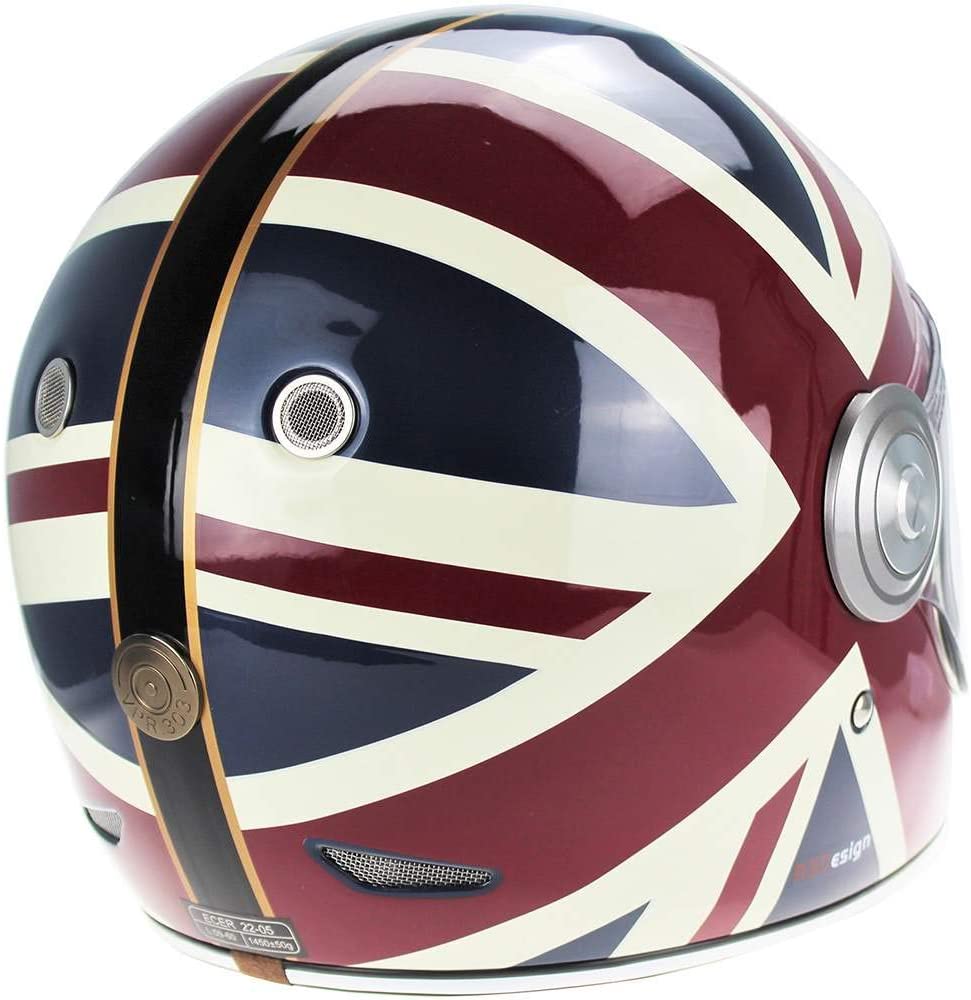 Viper F659 Premium Full Face Fibreglass Helmet - Union Jack