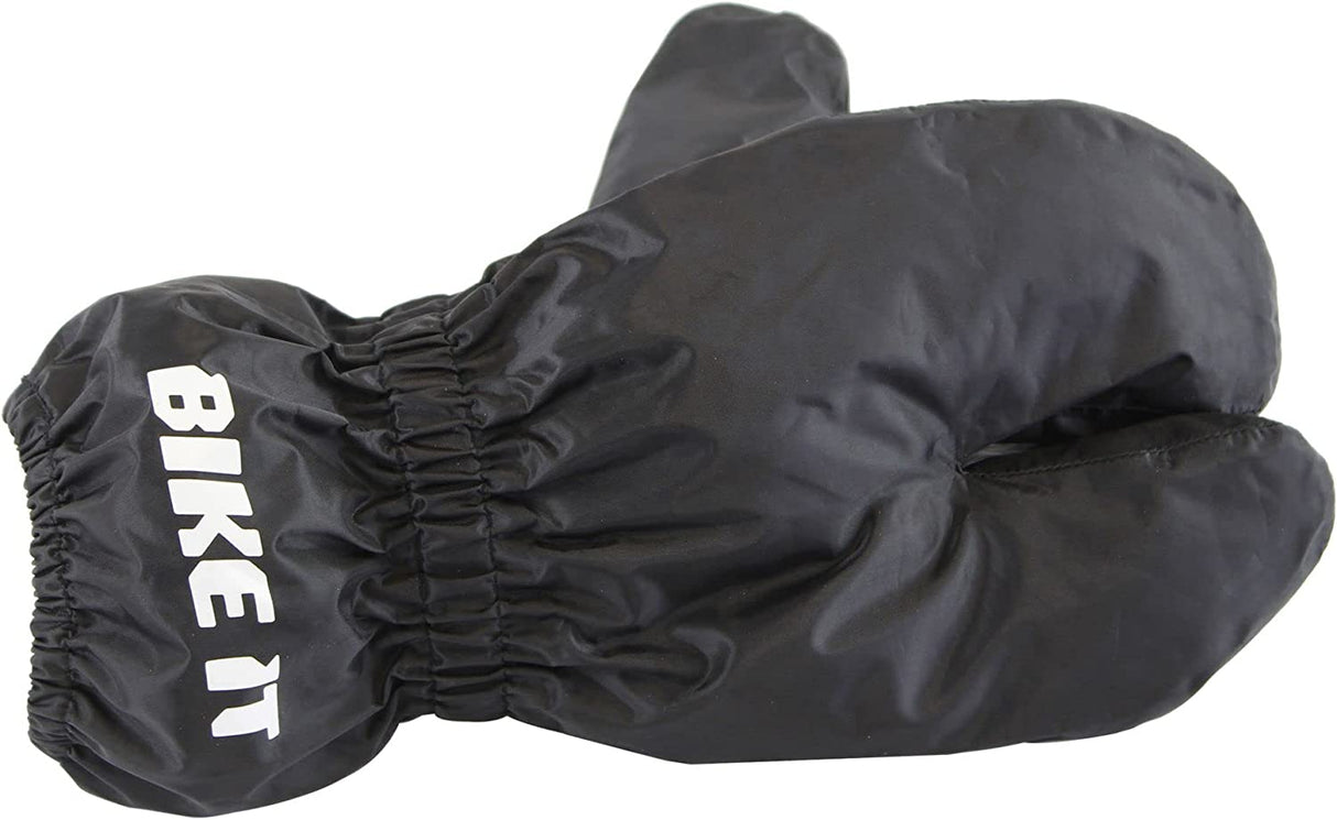 Bike-It Overmitts Waterproof Motorcycle Over Glove - Black