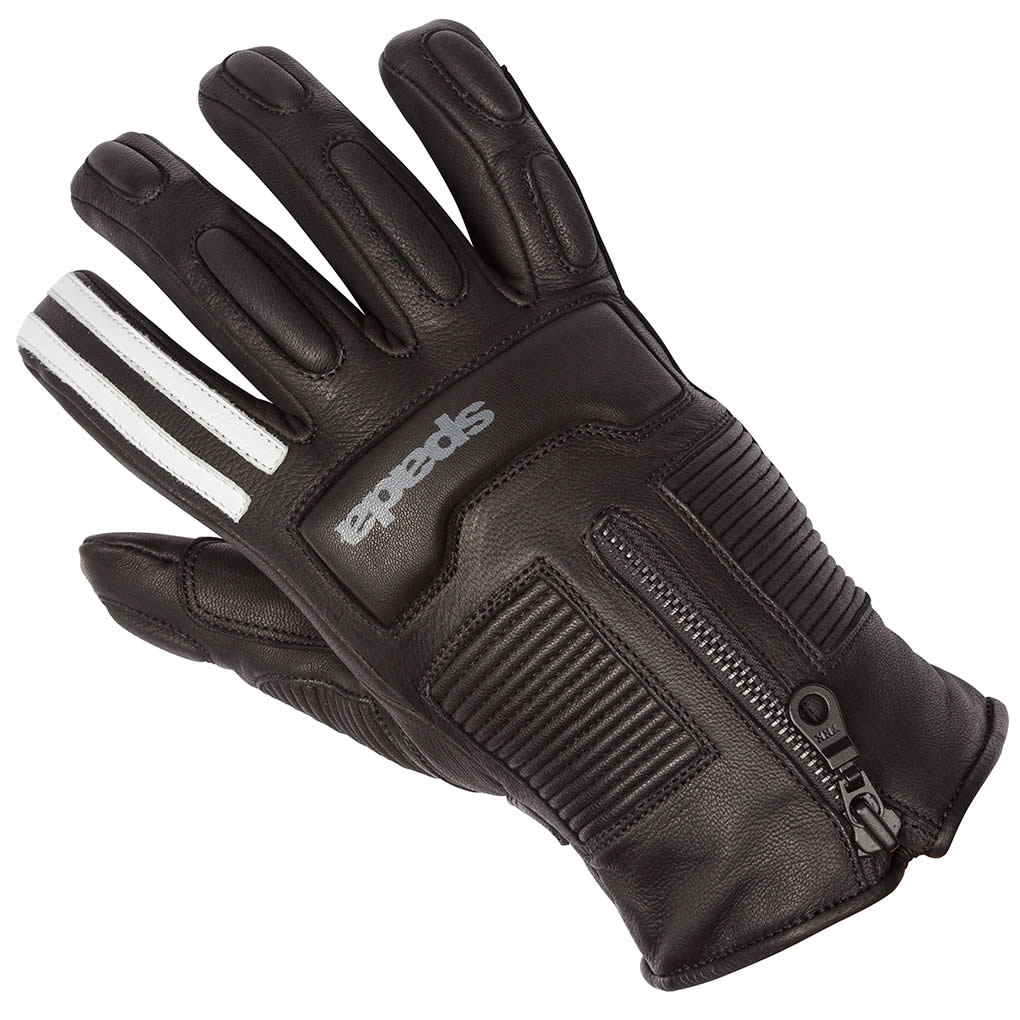 Spada Ladies Rigger Leather Waterproof Gloves - Black / White