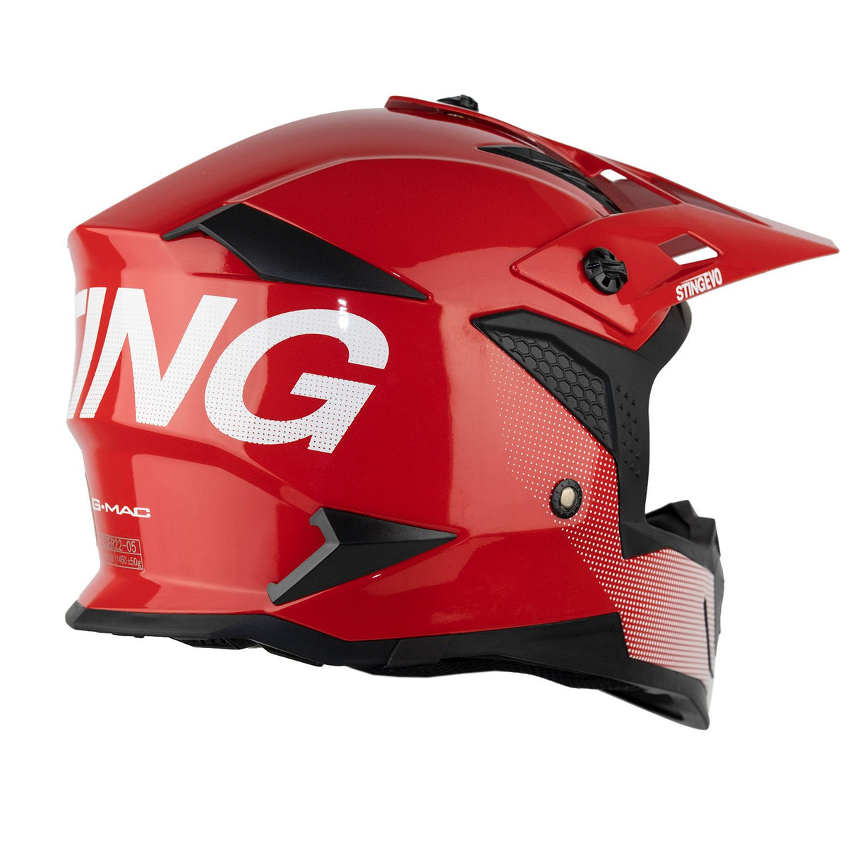G-Mac Sting Evo ACU Approved Motocross Motorcycle MX Off Road Helmet