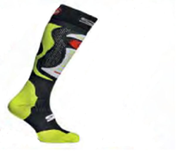 Sidi Faenza Long Race Socks - Fluo Yellow