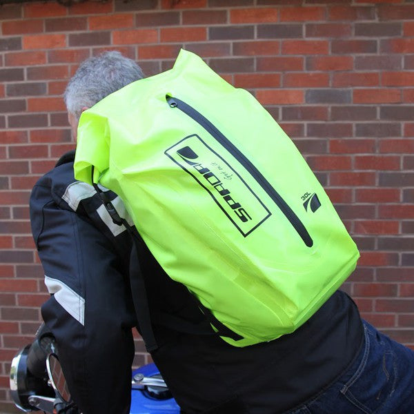 Spada Motorcycle Luggage - Waterproof Dust Proof 30 Litre Dry Ruck Sack - Fluo - Spada - - MSG BIKE GEAR - 1
