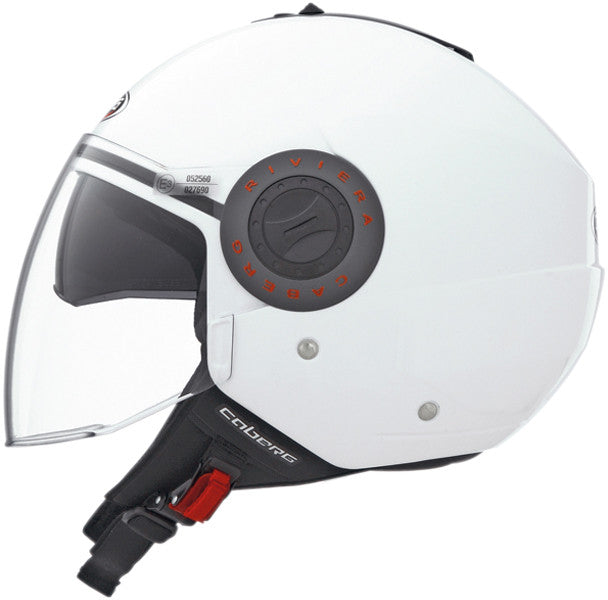 CABERG RIVIERA V2+ WHITE OPEN FACE MOTORCYCLE SPORTS HELMET - Caberg - - MSG BIKE GEAR