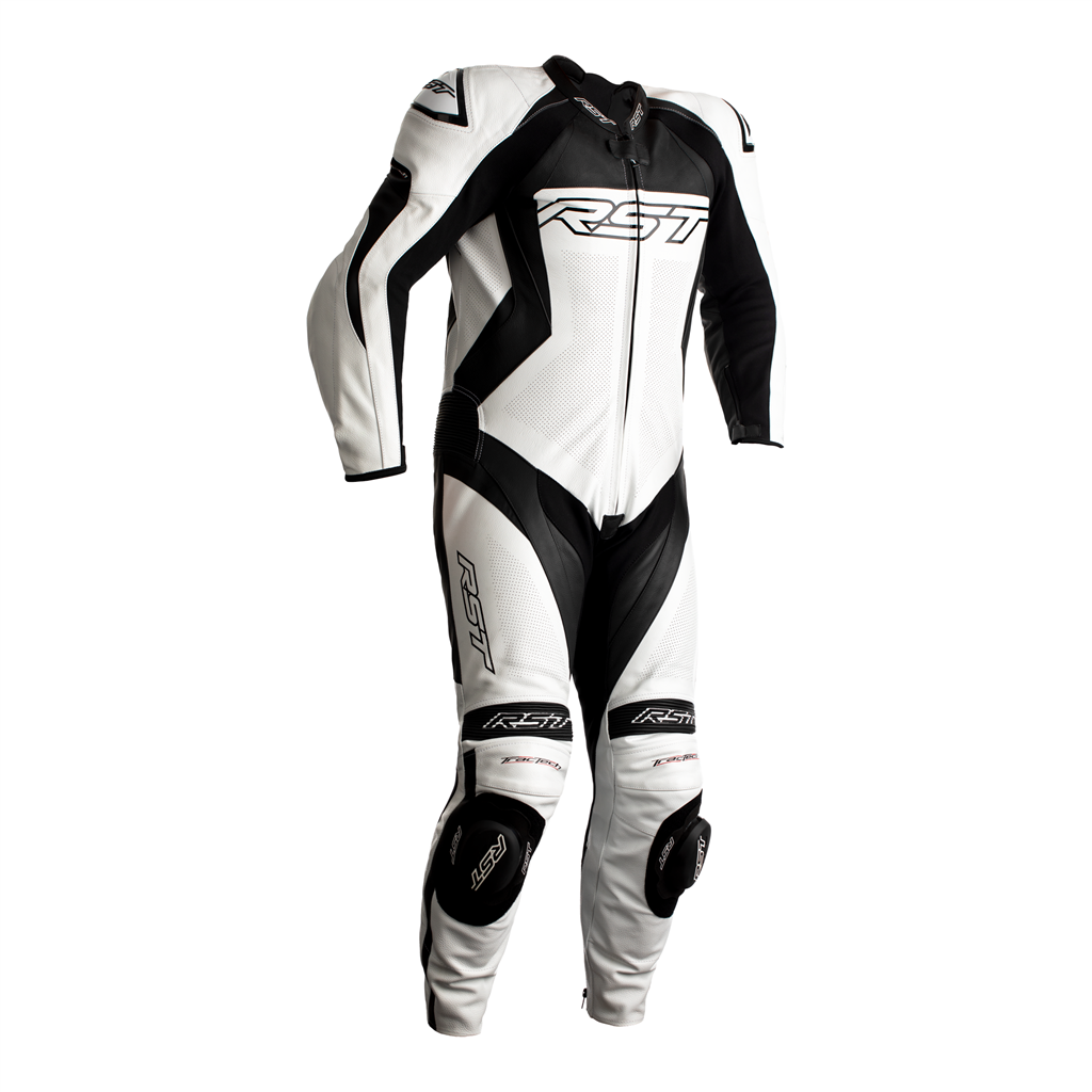 RST TracTech Evo 4 CE Leather Suit - White / Black
