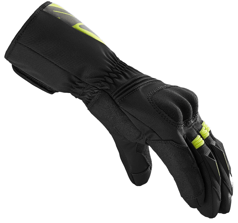 Spidi ALU-PRO WP Leather / Textile Gloves - Black / Yellow