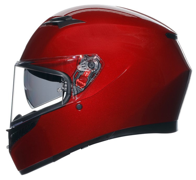 AGV K3 E2206 Full Face Motorcycle Helmet - Solid Competizione Red