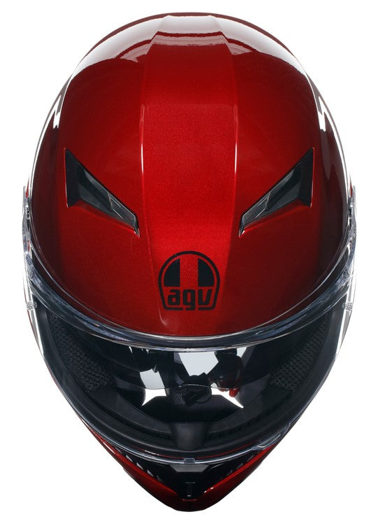 AGV K3 E2206 Full Face Motorcycle Helmet - Solid Competizione Red