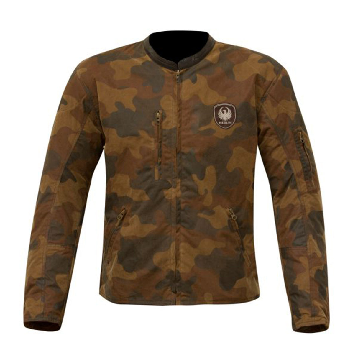 Merlin Covert Camo Wax Jacket - Tan