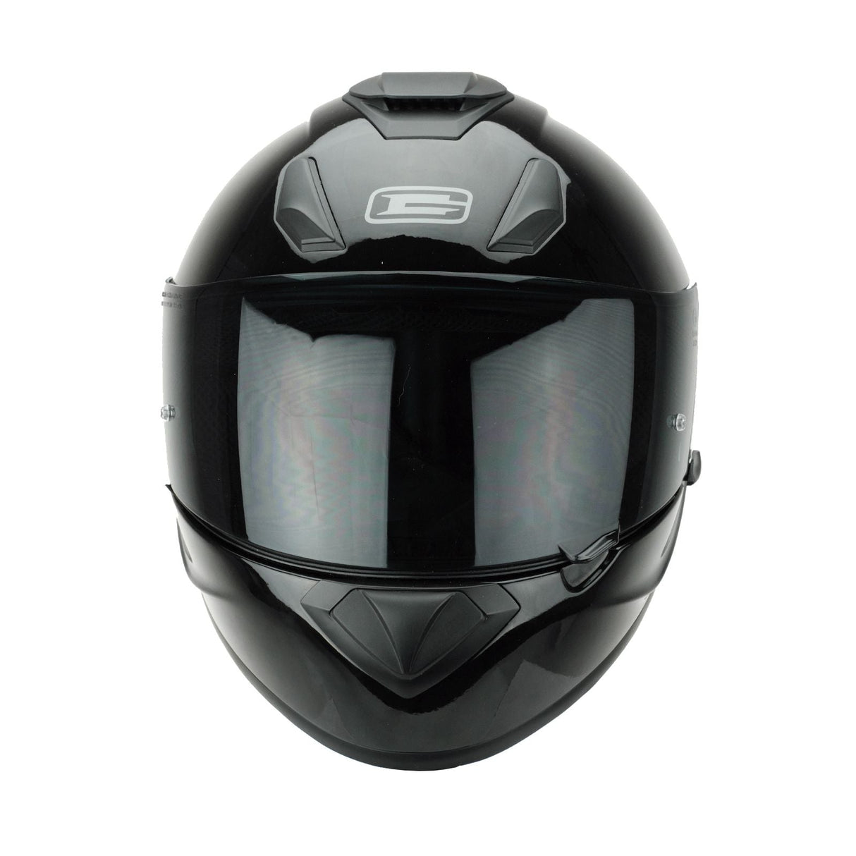 G-Mac Roar Evo Blackout Full Face Fibreglass Motorcycle Helmet + FREE Dark Visor