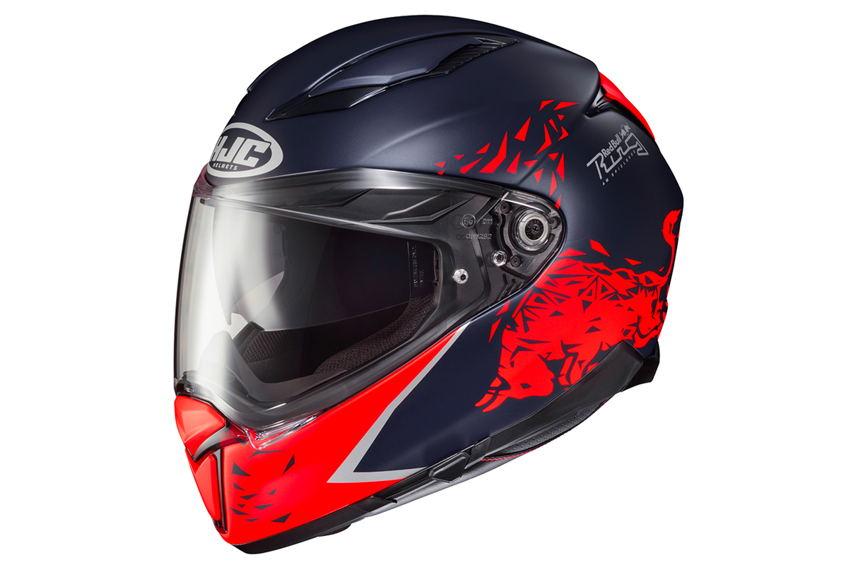 HJC F70 Spielberg Redbull Ring Fiberglass MC21SF Red Blue Full Face Helmet
