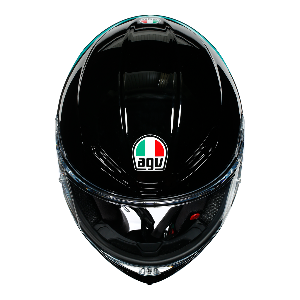 AGV K6 "Minimal" Full Face Helmet - Matt Black / White / Red