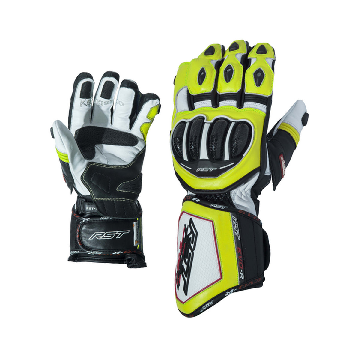 RST 2092 Tractech Evo R Leather / Aramid Gloves - Yellow