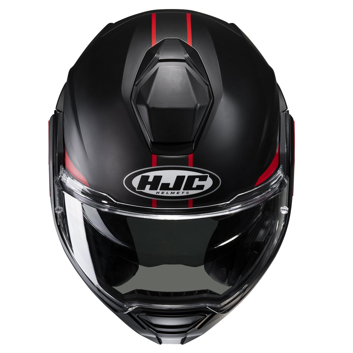 HJC I100 Beis Flip Front Motorcycle Helmet - MC1SF Red