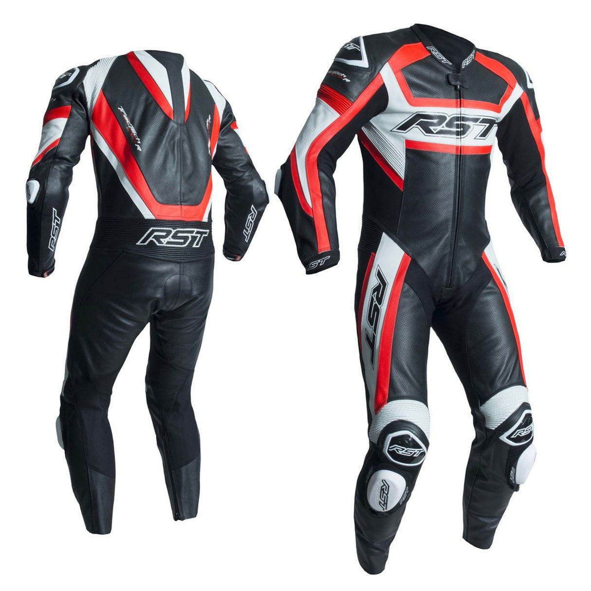 RST 2054 TracTech Evo R CE Approved Leather Suit - Red