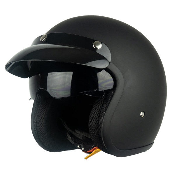 MIDA MV537 Open Face Motorcycle Helmet + FREE Peak