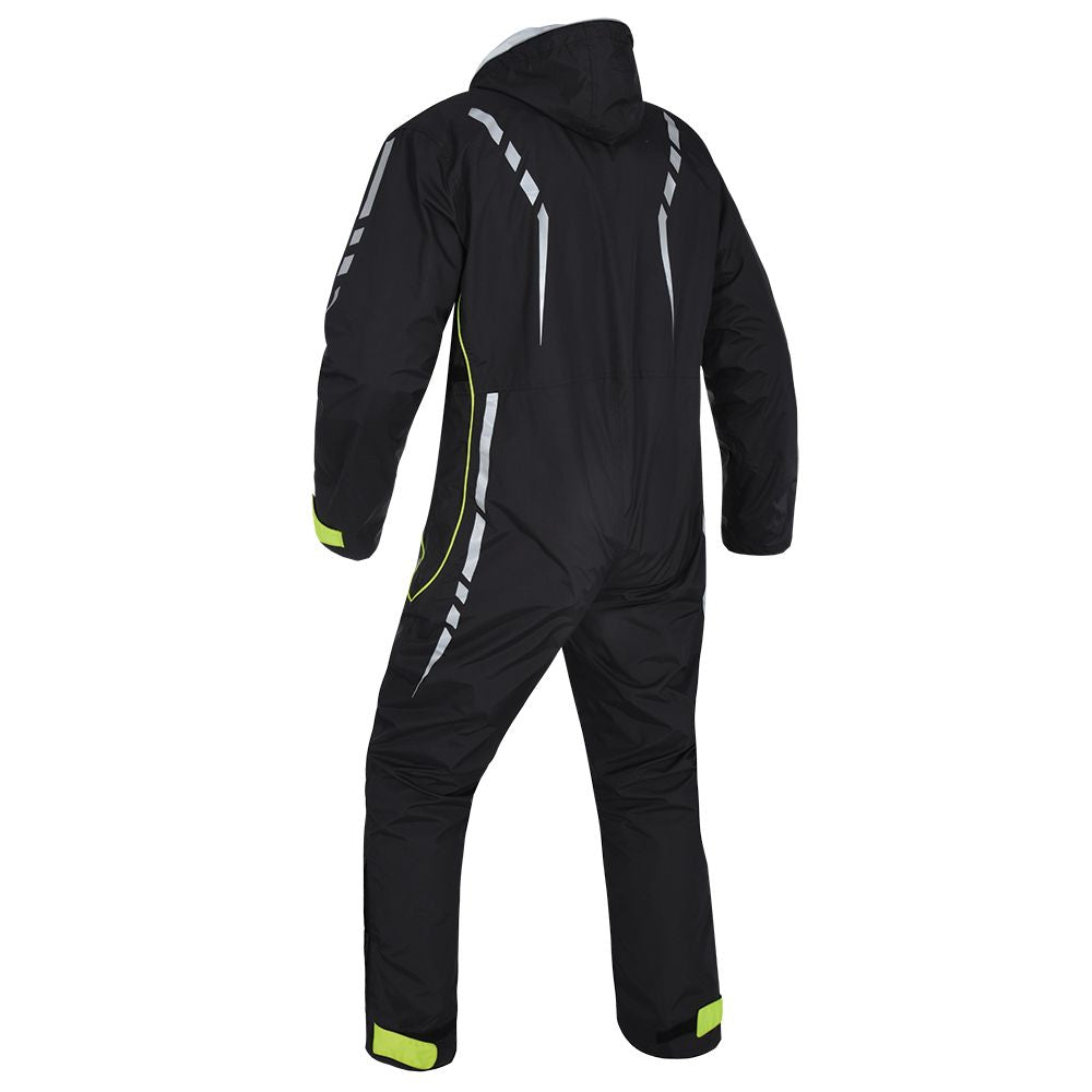 Oxford Stormseal Waterproof Over Suit - Black / Fluo