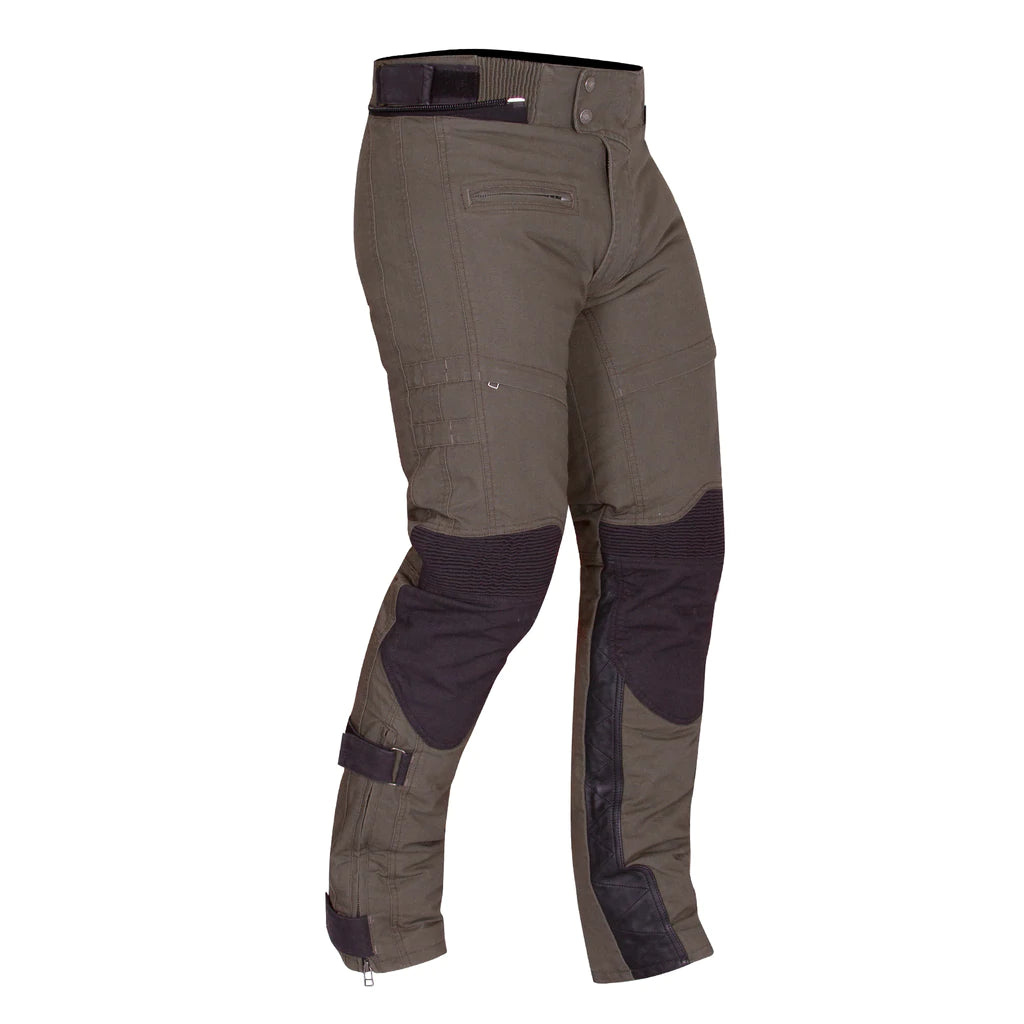 Merlin Mahala D3O Cordura Waterproof Cotton Textile Explorer Trouser - Regular Leg - Black / Olive