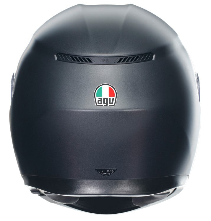 AGV K3 E2206 Full Face Motorcycle Helmet - Solid Matt Black