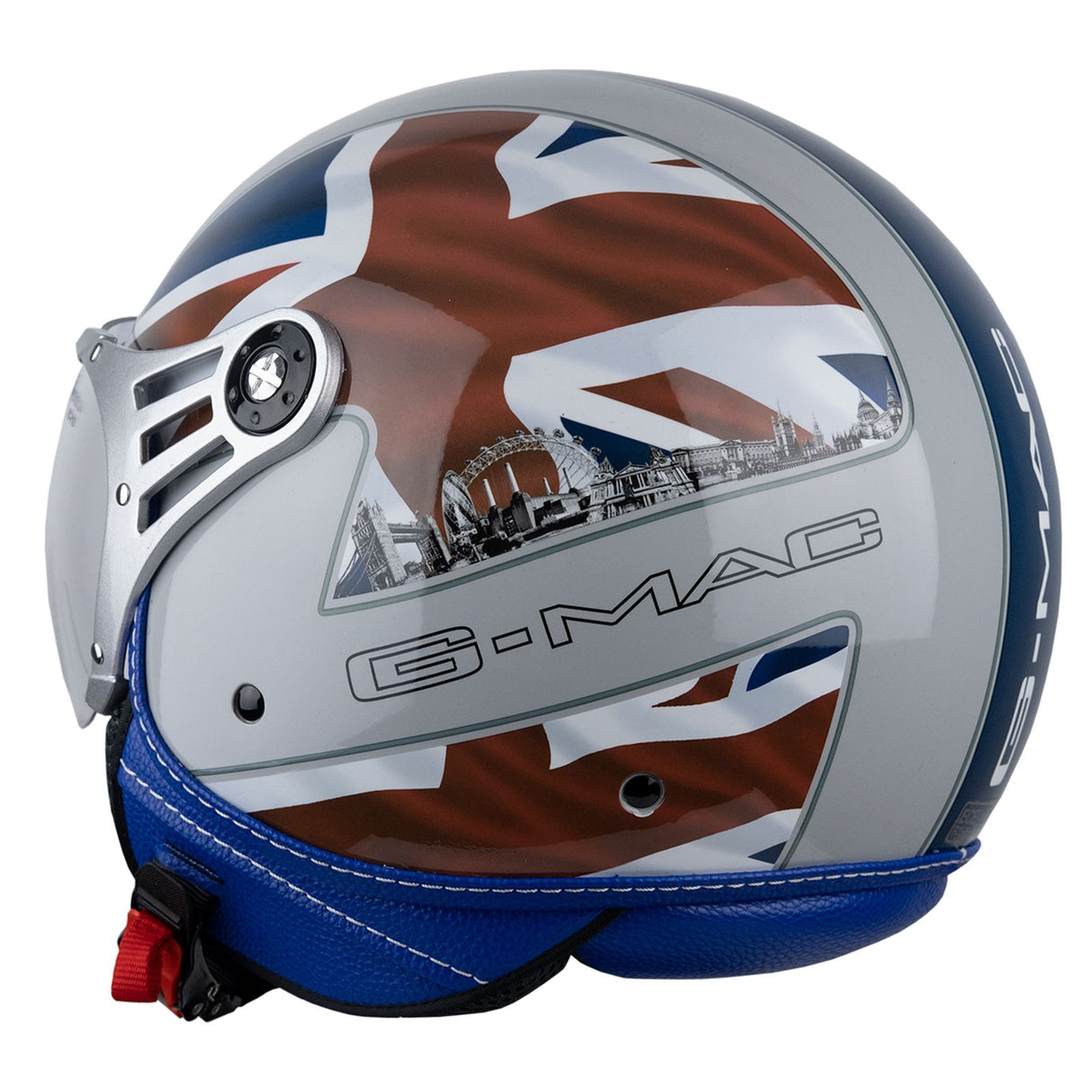 G-Mac Metro Evo Jet Open Face Motorcycle Helmet