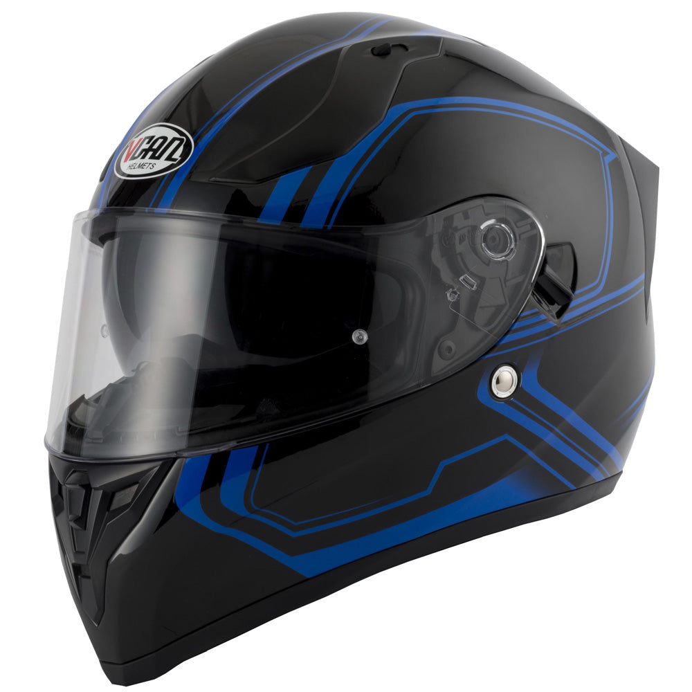 Vcan V128 Full Face Helmet - Tracer Blue
