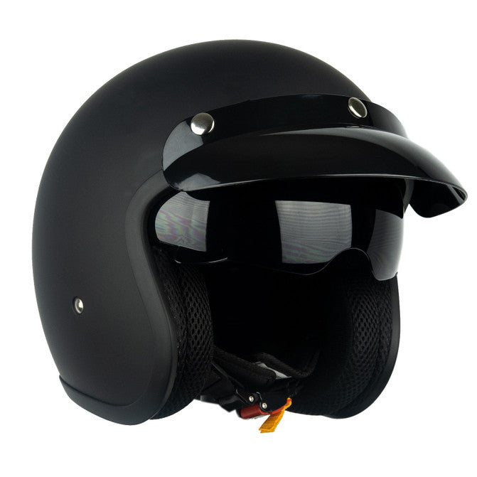 MIDA MV537 Open Face Motorcycle Helmet + FREE Peak