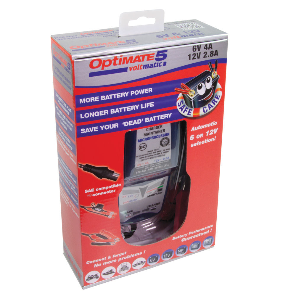 Optimate 5 Voltmatic 6V & 12V Battery Charger / Optimiser