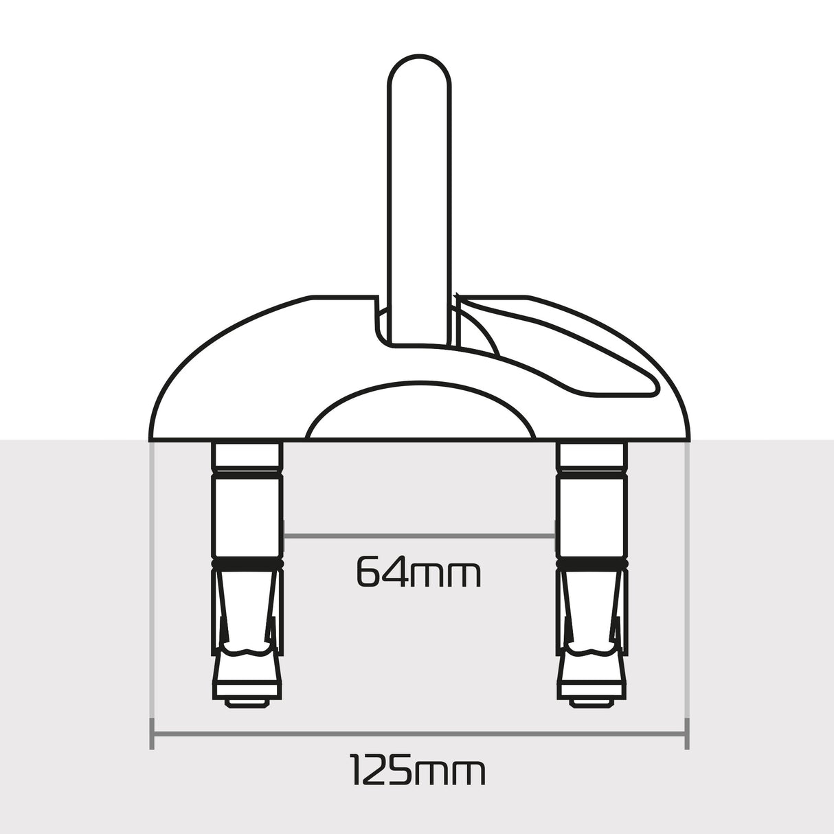Oxford TaskForce - Ground & Wall Anchor Kit Sold Secure Motorcycle Gold