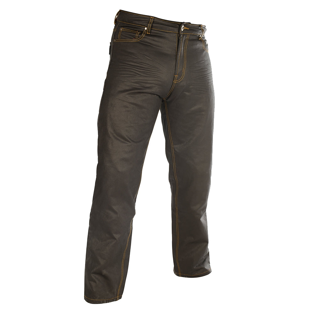 Oxford ARAMID SP-J7 Wax Motorcycle Jeans Pants Trousers - Black - Oxford - - MSG BIKE GEAR
