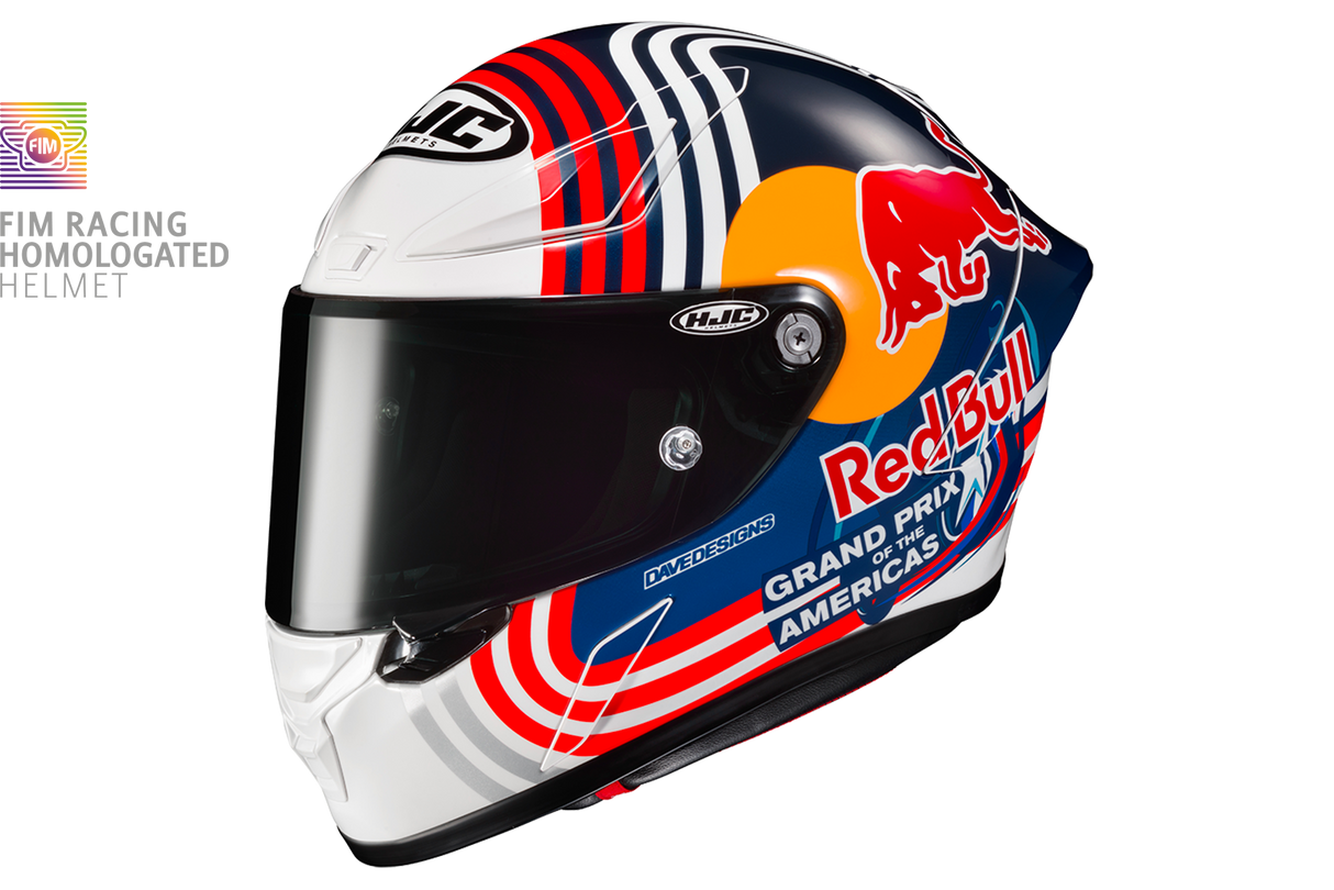 HJC RPHA 1 Full Face ECE 22.06 FIM Homologated RedBull Austin MC21 Helmet