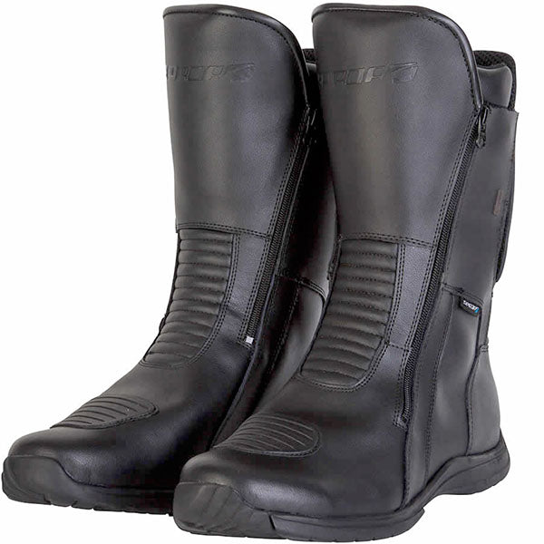 Spada Hurricane 2 Waterproof Leather Touring Motorcycle Boots - Black - Spada - - MSG BIKE GEAR - 1