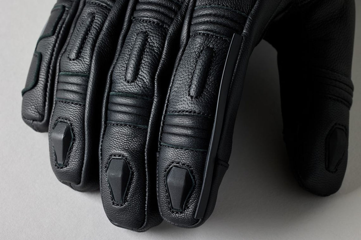 RST S1 CE Mens Waterproof Leather Motorcycle Gloves - Black