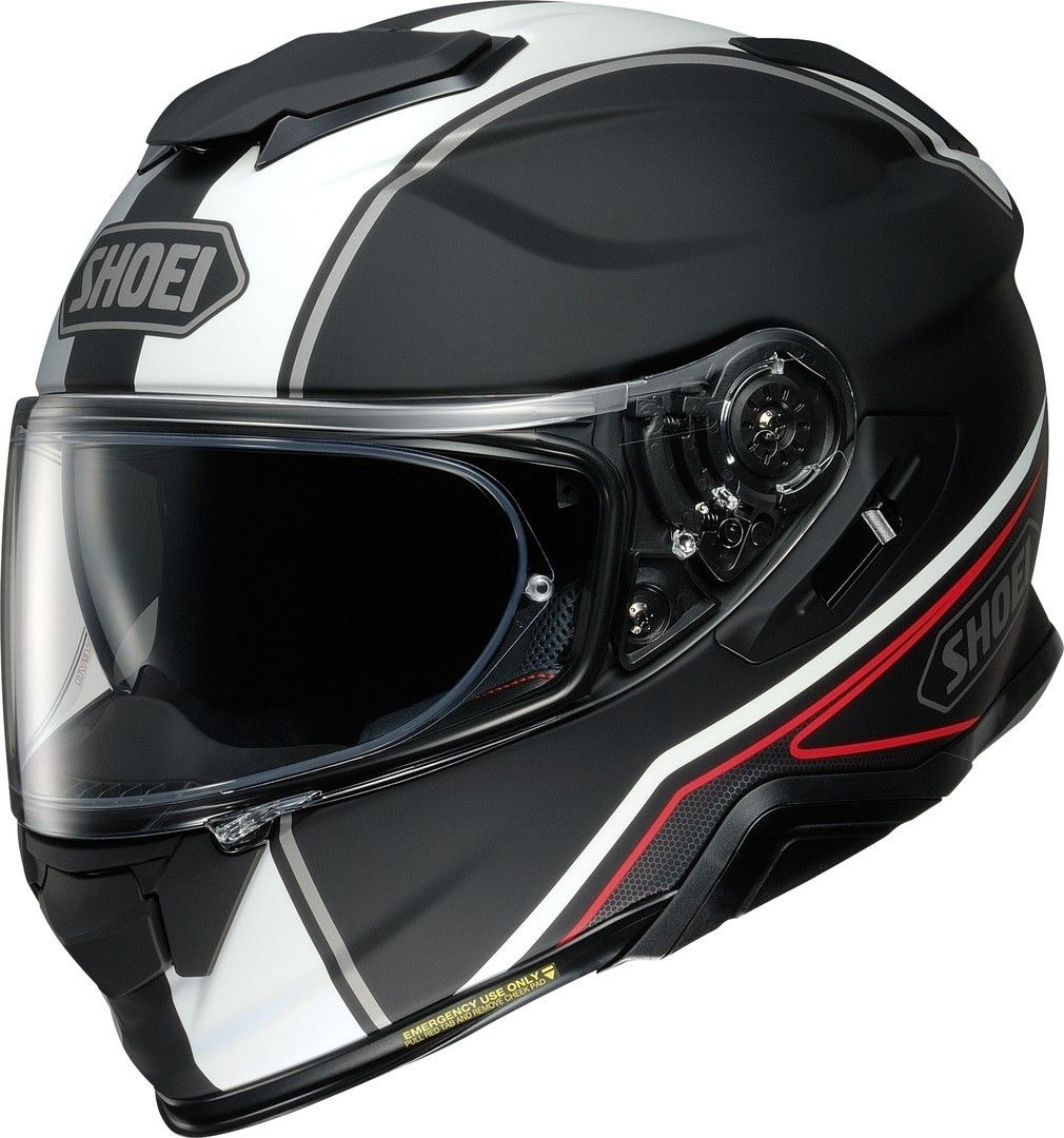 Shoei GT Air 2 Panorama TC5 Full Face Helmet - Black / White / Red