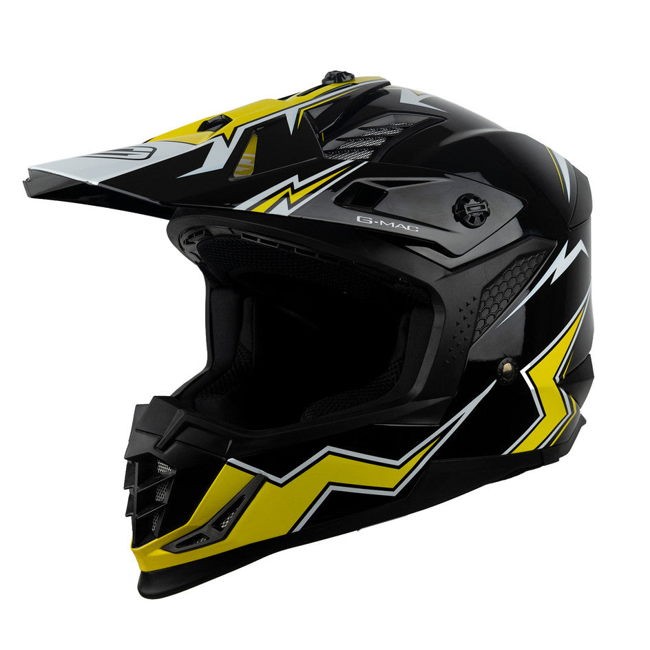 G-Mac Sting Evo ACU Approved Motocross Motorcycle MX Off Road Helmet