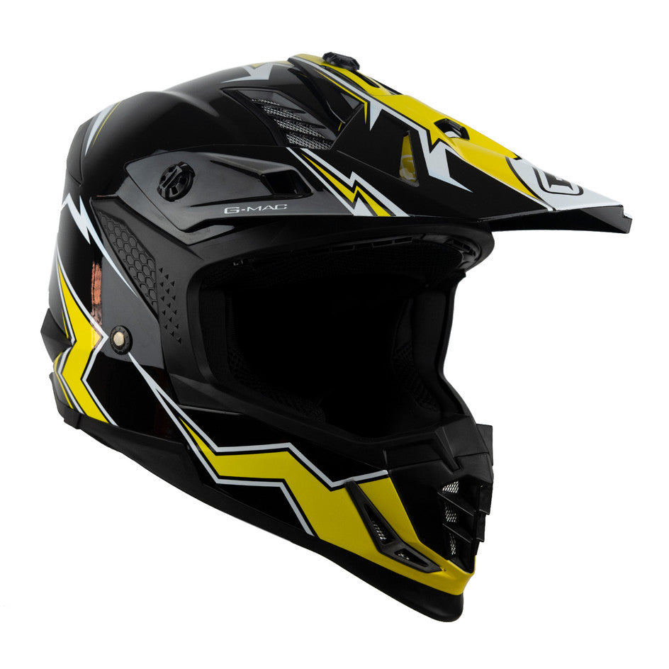 G-Mac Sting Evo ACU Approved Motocross Motorcycle MX Off Road Helmet