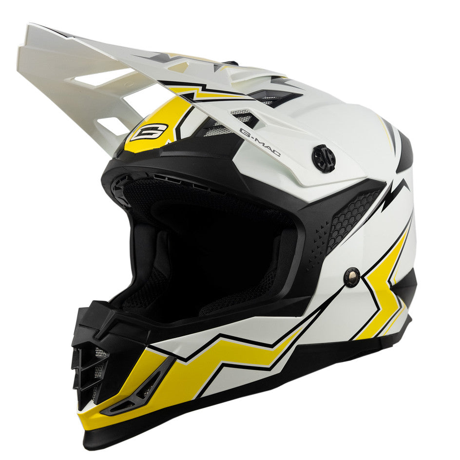 G-Mac Sting Evo ACU Approved Motocross Motorcycle MX Off Road Helmet