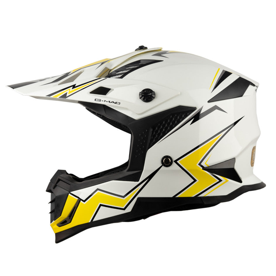 G-Mac Sting Evo ACU Approved Motocross Motorcycle MX Off Road Helmet