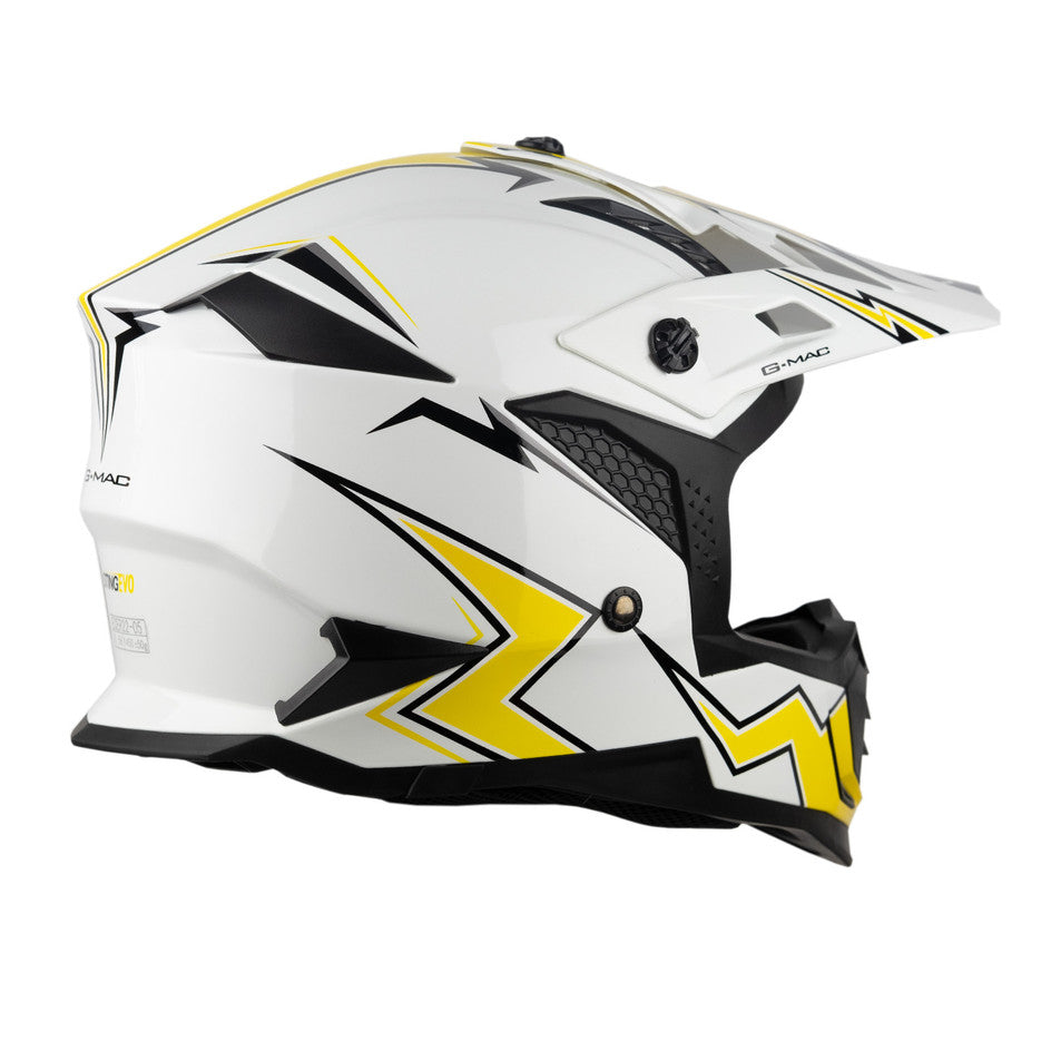 G-Mac Sting Evo ACU Approved Motocross Motorcycle MX Off Road Helmet