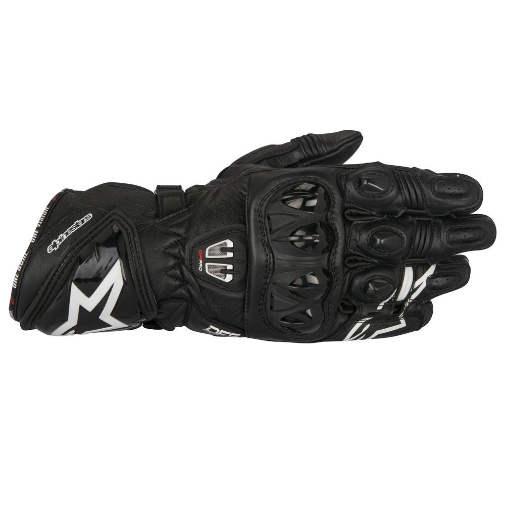 Alpinestars GP Pro R2 Leather Racing Track Motorcycle Gloves - Black - Alpinestars - - MSG BIKE GEAR - 1