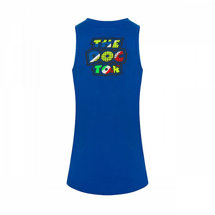Official VR46 Pop Art Tank Top - Blue
