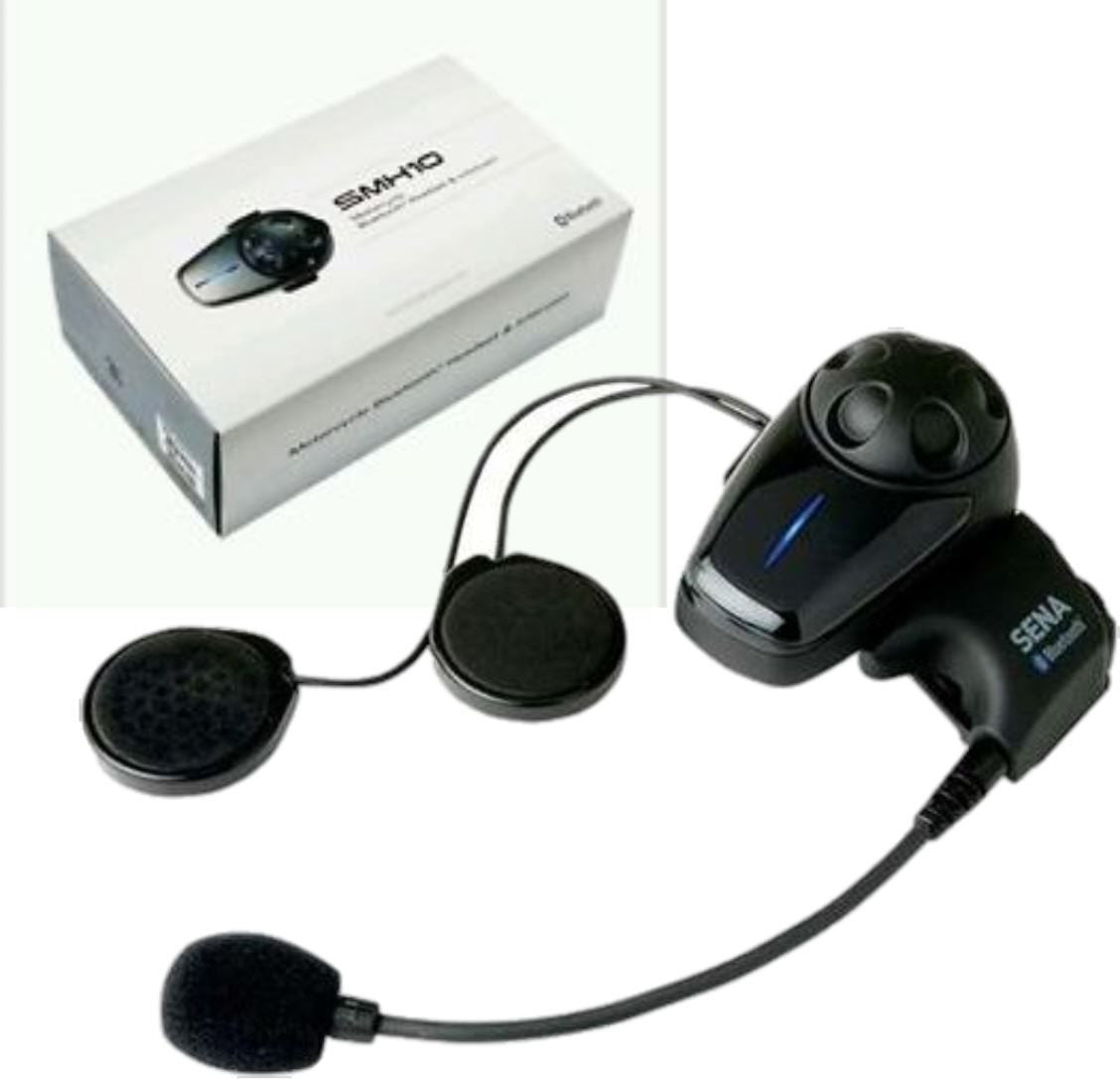 SENA SMH10 BLUETOOTH Single MOTORCYCLE HEADSET/INTERCOM (UK) 1PC - Sena - - MSG BIKE GEAR - 1