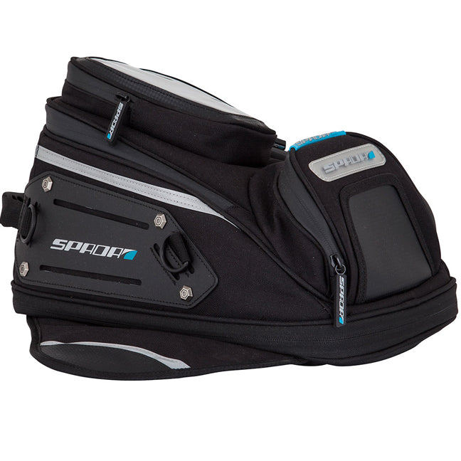 SPADA LUGGAGE EXPANDABLE MAGNETIC MOTORCYCLE TANK BAG 10L/14L inc WP COVER - Spada - - MSG BIKE GEAR - 1