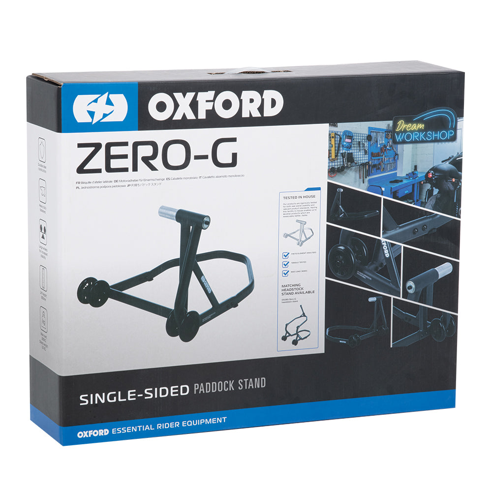 Oxford ZERO-G Motorcycle Single Sided Paddock Stand