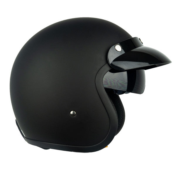 MIDA MV537 Open Face Motorcycle Helmet + FREE Peak