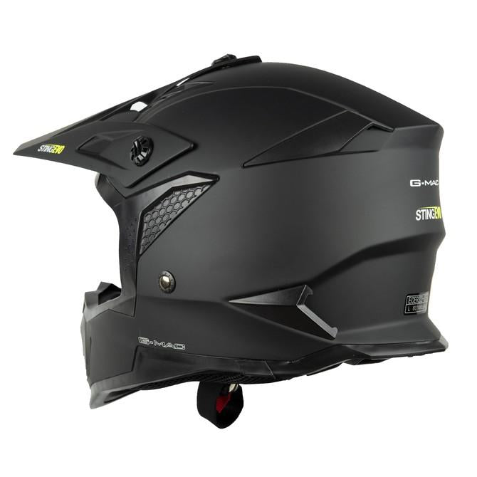 G-Mac Sting Evo ACU Approved Motocross Motorcycle MX Off Road Helmet