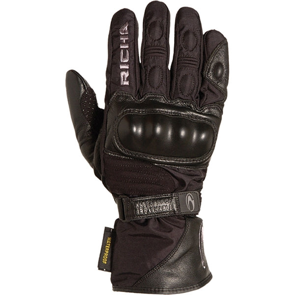 Richa Nasa Armoured Winter Motorbike Motorcycle Gloves Black - Richa - - MSG BIKE GEAR