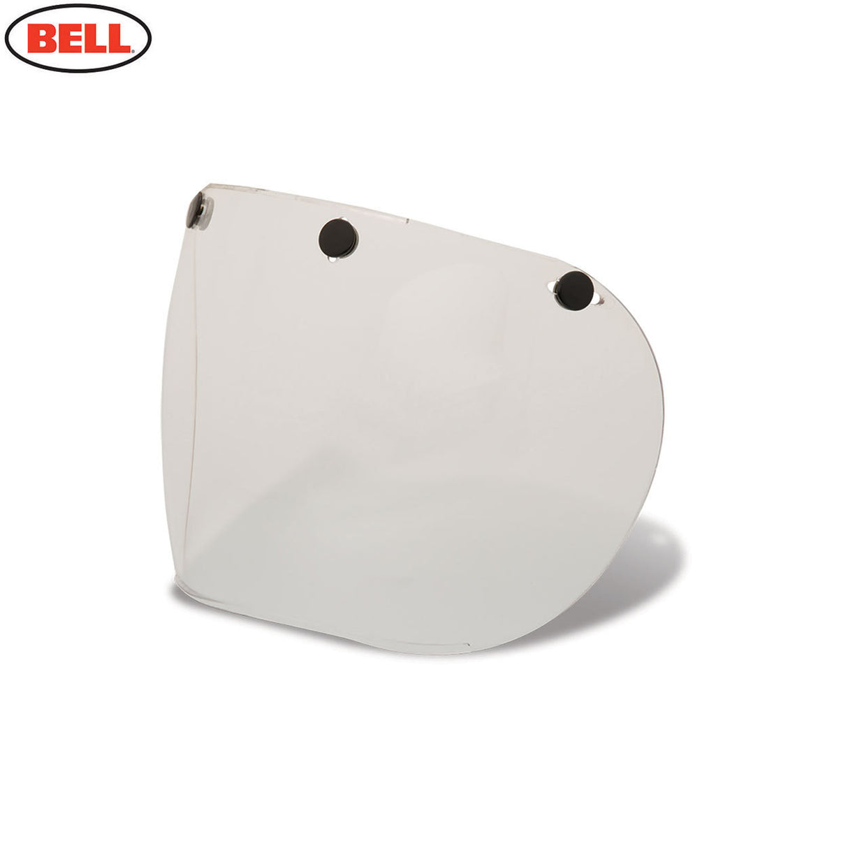 Bell Custom 500 Helmet Replacement Retro 3-Snap Fixed Shield / Visor Clear - Bell - - MSG BIKE GEAR