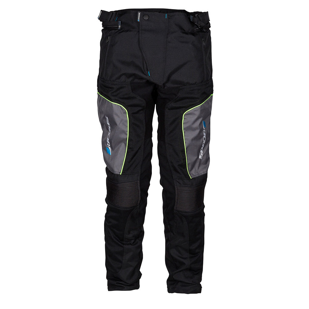 Spada Air Pro 2 Summer Vented Motorcycle Textile Trousers-Black/Silver/Fluo - Spada - - MSG BIKE GEAR - 2